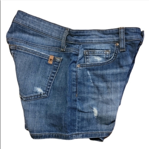 Joe's Jeans 'Amora' Distressed Denim Shorts Sz 24 - Picture 4 of 7